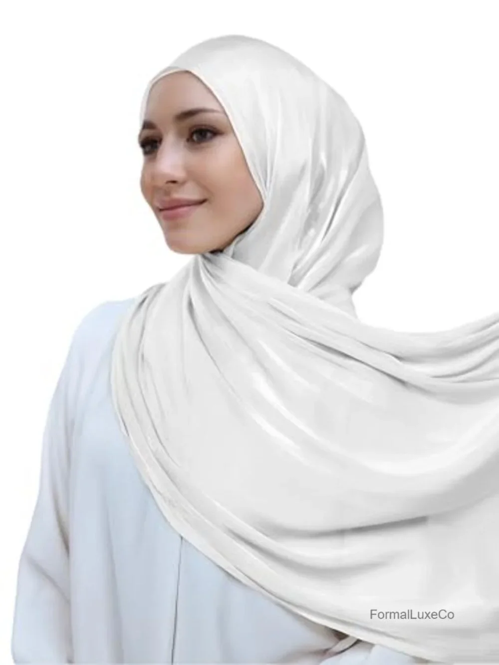 Organza Crepe Scarf Shawl Wrap Head Hijab Lightweight Sheer Flowy